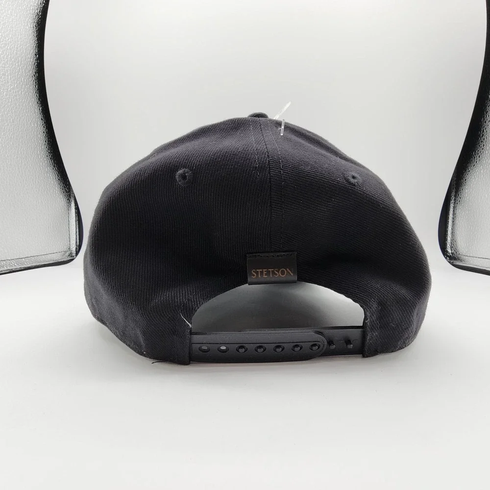 Stetson X Post‎ Malone Hat Studded Posty Ball Cap Black Adjustable Snapback NEW